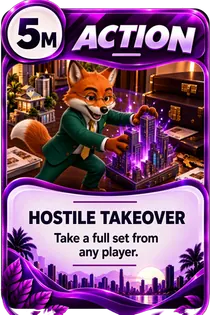 Hostile Takeover action card