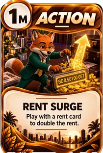 Rent Surge card