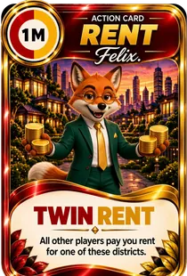 Twin Rent card